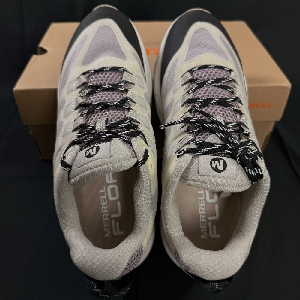 Merrell Moab Speed Beige Purple Outdoor Trail Hiking Shoe J500320 Women's Sz 8.5 - Picture 2 of 11